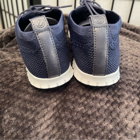 Cole Haan Women’s Zero Grand StitchLite Wingtip Oxfords Blue Knit NEW! - Picture 3 of 8